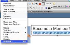 Insert Hyperlink in PowerPoint